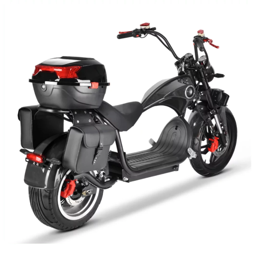Электроскутер CityCoco Harley Chopper 3000W 60V 30Ah Чёрный