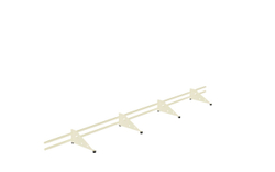 Кровельный снегозадержатель Fachmann КO/SKU/4-3000 RAL