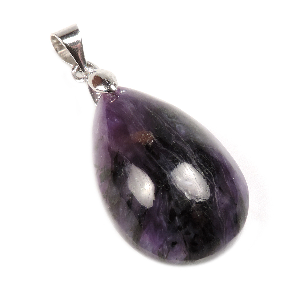 Кулон "Капля №4" чароит