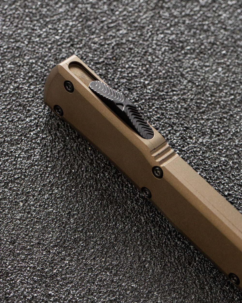 Автоматический складной нож SteelBro Ultratech T/E Tanto Black Cerakote Midnight Bronze VG-10 123-1MDBZCS (темно-бронзовый)