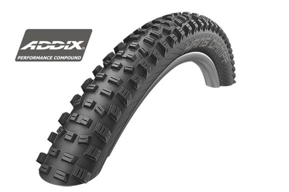 Покрышка 29x2.35 (60-622) 05-11601108 HANS DAMPF Evo, SnakeSkin, TLE (кевлар/складная) B/B-SK HS491 Addix Soft 67EPI SCHWALBE