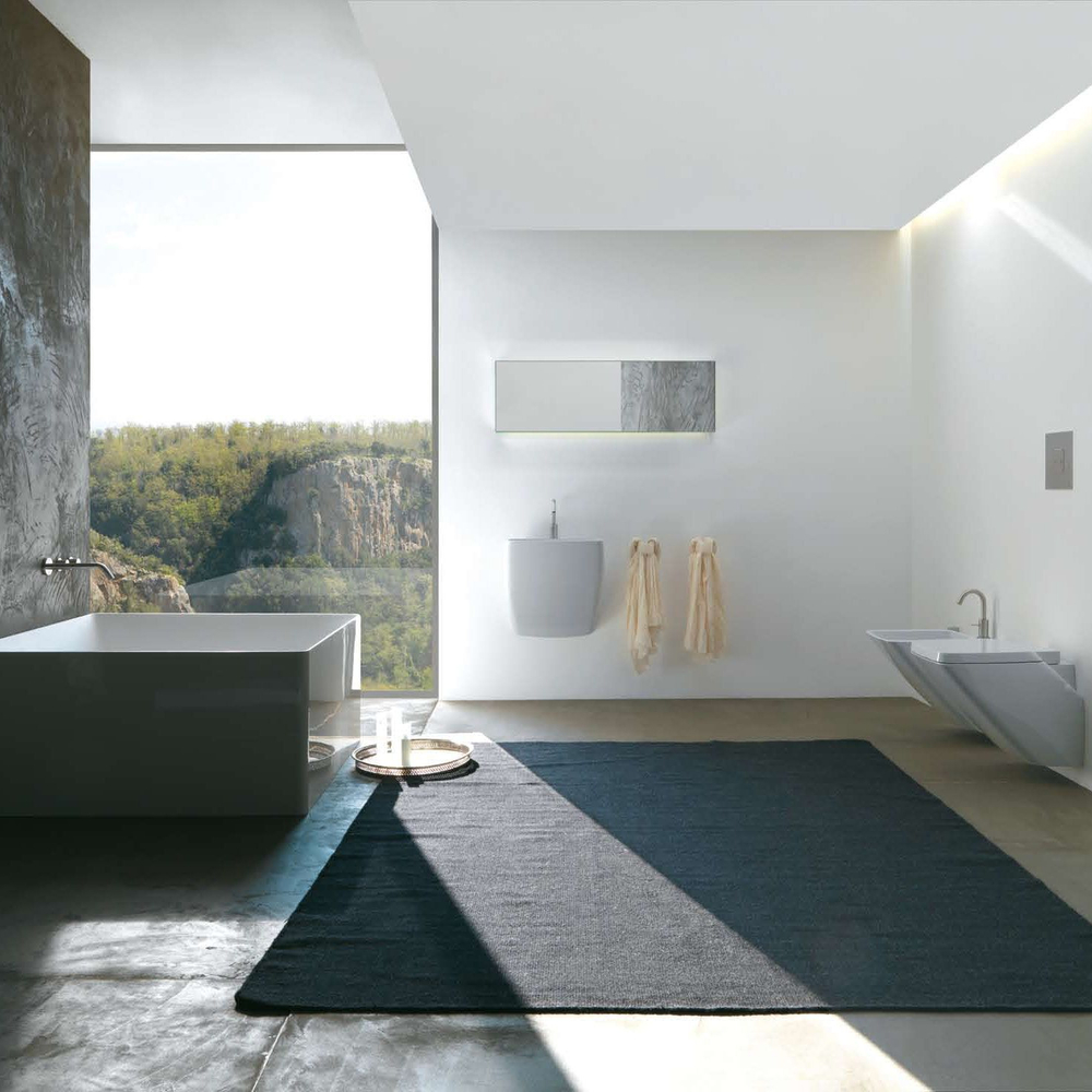 Биде AXA Atmosfere 138 подвесное белое 2402001