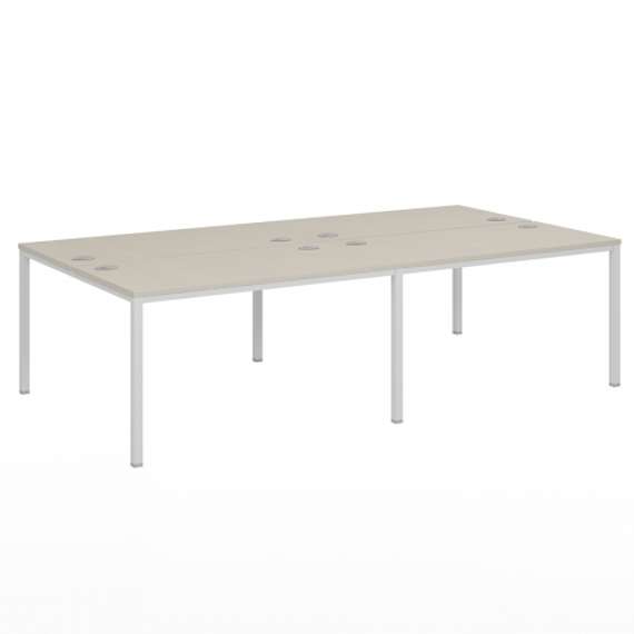 Бенч-система 2800х1432х750 для 4 рабочих мест на металлокаркасе Lite VL-51