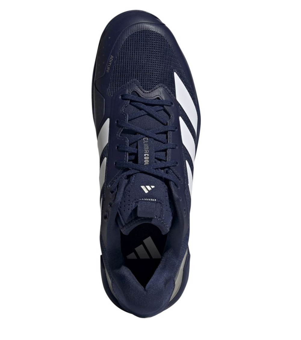 Мужские кроссовки теннисные Adidas Adizero Ubersonic 5 M - dark blue/white
