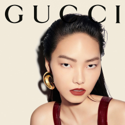 Gucci Gucci Beauty Rouge a Levres Matte Lipstick - Матовая помада оттенок 504 Myra Crimson, 3 g