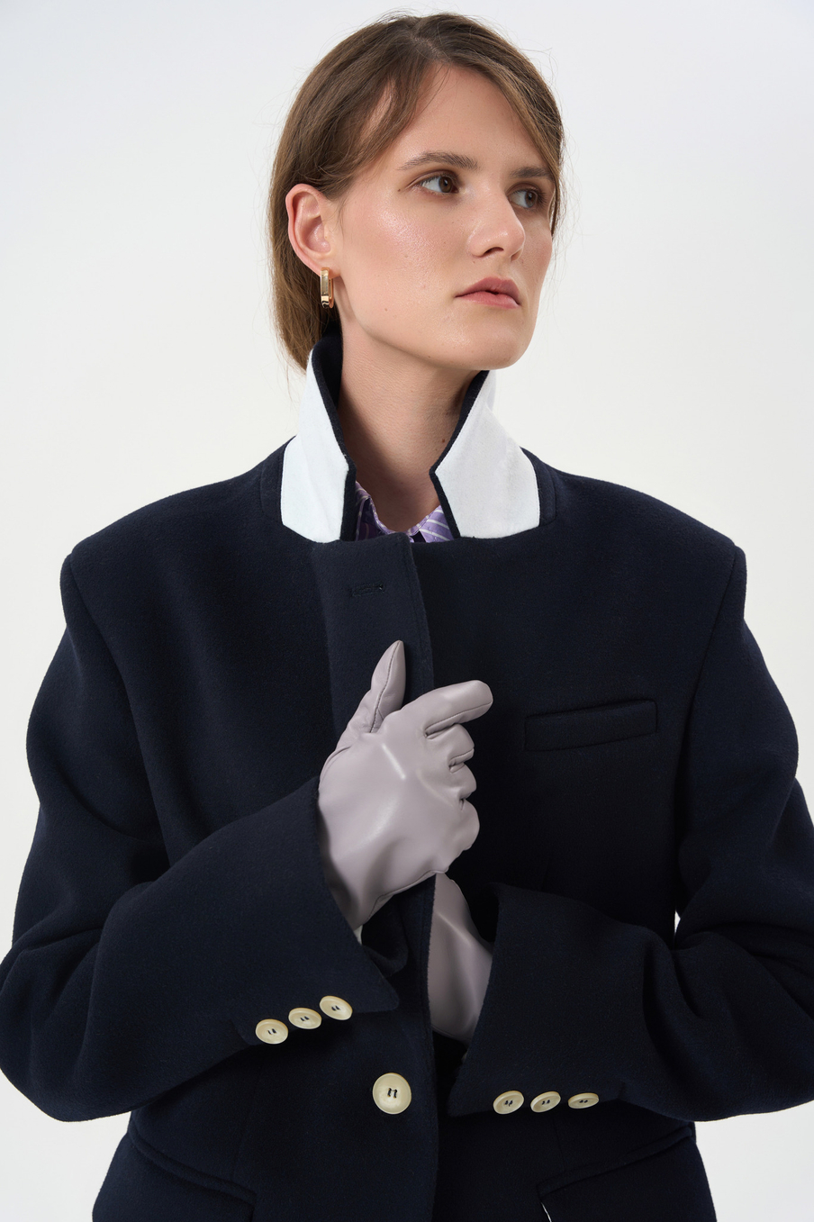 Пальто-пиджак Soho из 100% шерсти, navy