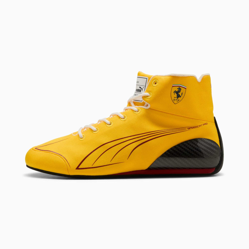 PUMA X SCUDERIA FERRARI МУЖСКИЕ КРОССОВКИ PRO LEWIS HAMILTON REPLICA, ЖЕЛТЫЙ