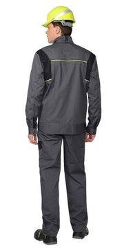 Куртка "Сириус-Ховард" (серый/черный/лимон)