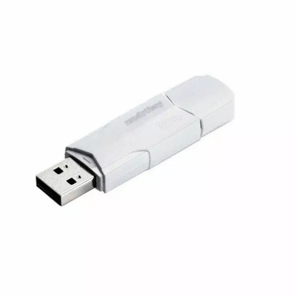 Флешка 32-GB Smartbuy Clue White USB 2.0