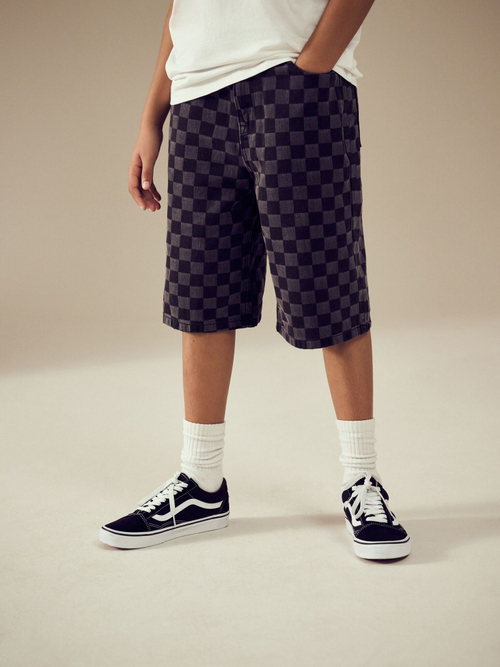 Шорты джинсовые для мальчика Next AC5-650, Черный