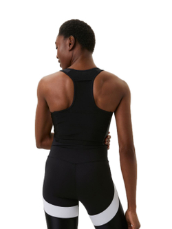 Женский топ теннисный Björn Borg Crop Tank W - черный