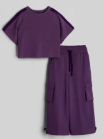 Костюм для девочки, футболка и штаны