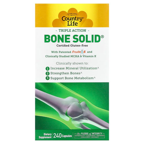 Country Life, Bone Solid®, 240 капсул