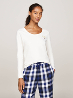 Вверх от пижамы Tommy Hilfiger - белый(UW0UW05571)