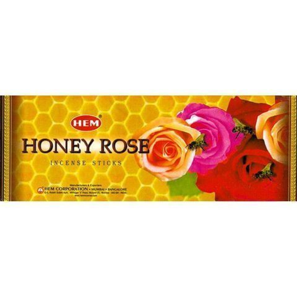 HEM Honey Rose шестигранник Благовоние Мед Роза