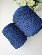 Blueberries cotton cord 4 mm