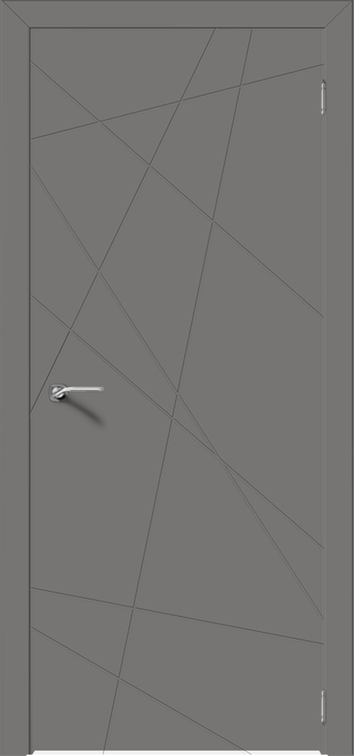 Межкомнатная дверь Севилья 30 / Цвет Софт графит / Двери Верда