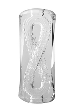 Прозрачный мастурбатор MensMax Xross Beads х Rock Open (Цвет: прозрачный)