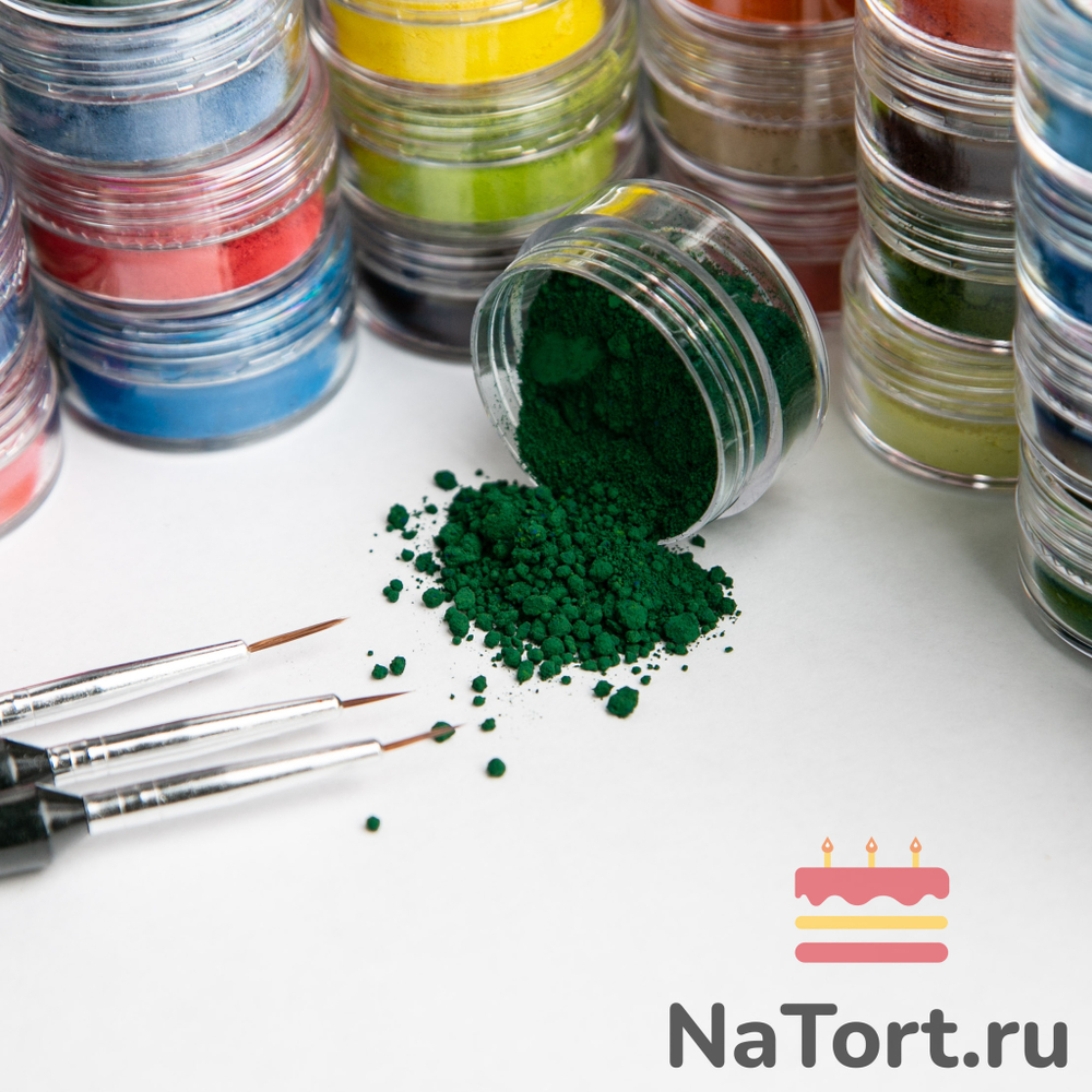 Краситель пыльца цветочная «Зеленый лес» 4 гр