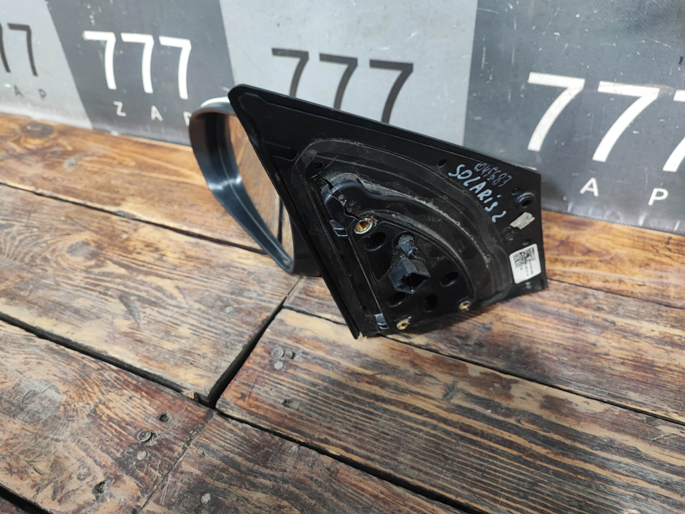 Зеркало левое 5 pin Hyundai Solaris 2 (HCR) 17-нв Б/У Оригинал 87610H5110