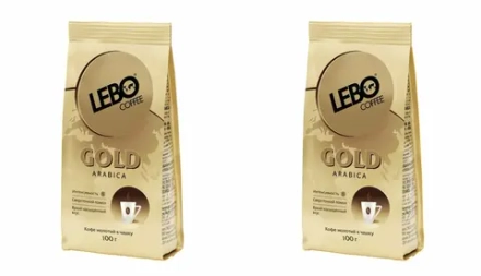 Кофе молотый для турки LEBO Gold 200 г 2шт