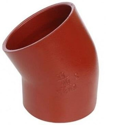 Отвод чугун SML Ду50мм 45гр б/растр RSP 5045