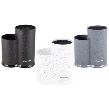 Подставка для ножей и кухонных принадлежностей двойная 22 см. Kamille KM 7607