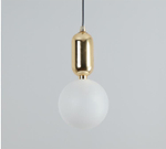 Pendant design lamp Aballs  by Parachilna (Gold,  D15)