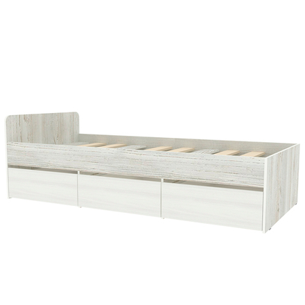 Кровать односпальная КарИВи КИВи Винтерберг Белое Дерево