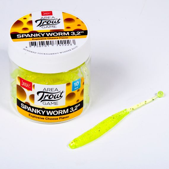 Слаги съедобные LJ Pro Series SPANKY WORM 3,2in (8 см), цв. 071, 10 шт.