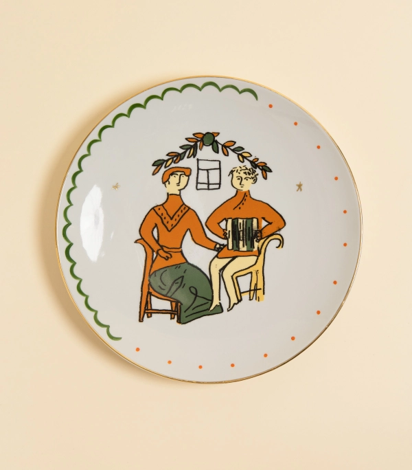 Сервировочное блюдо — Венчание, 27 см | ARSHÁ