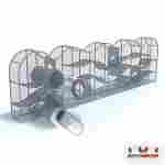 Плоский детский лабиринт «Сказочный Замок», 10×3,5×4 м