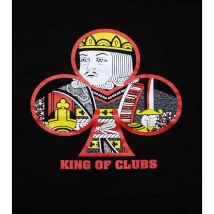 Футболка Sneaktip King Of Clubs черная