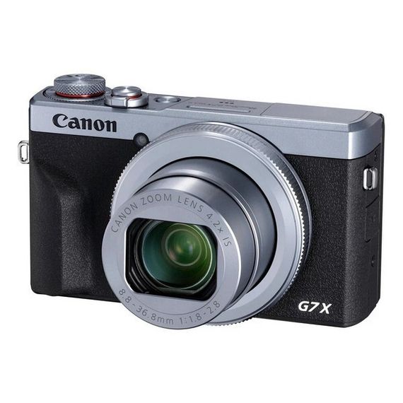 Фотоаппарат Canon PowerShot G7 X Mark III, серебристый