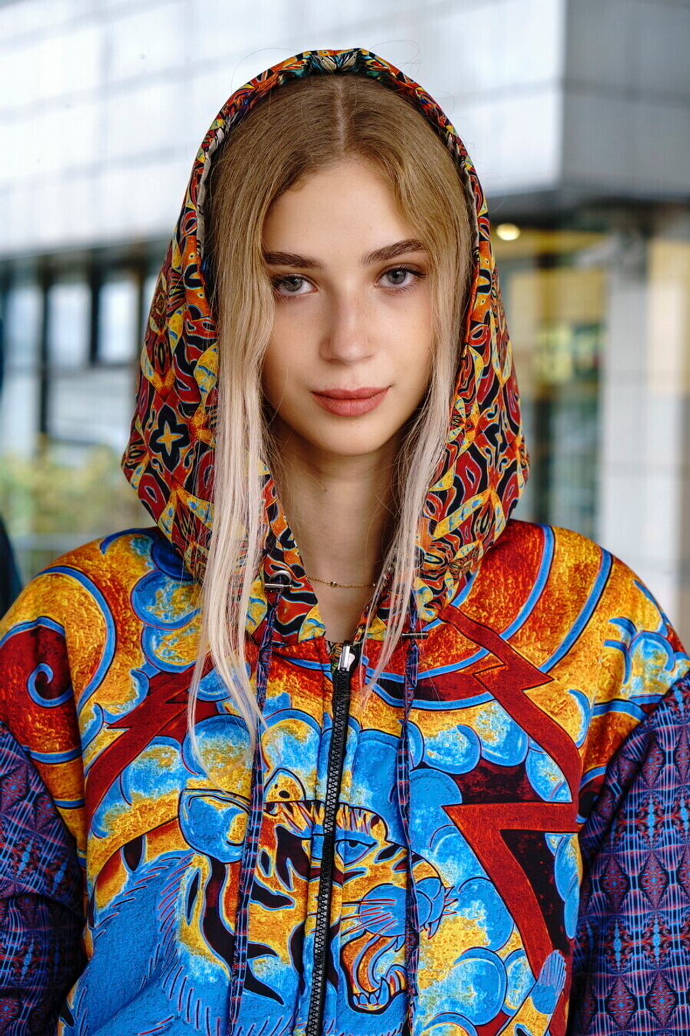 Двустороннее пальто-парка