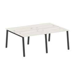 Metal System Рабочая станция на 4 места на А-образном м/к БА.СМ-4.1 Дуб Наварра/Металл Антрацит 2000