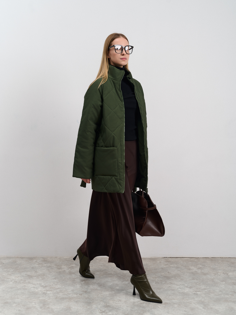 Куртка женская демисезонная "Баланс" хаки