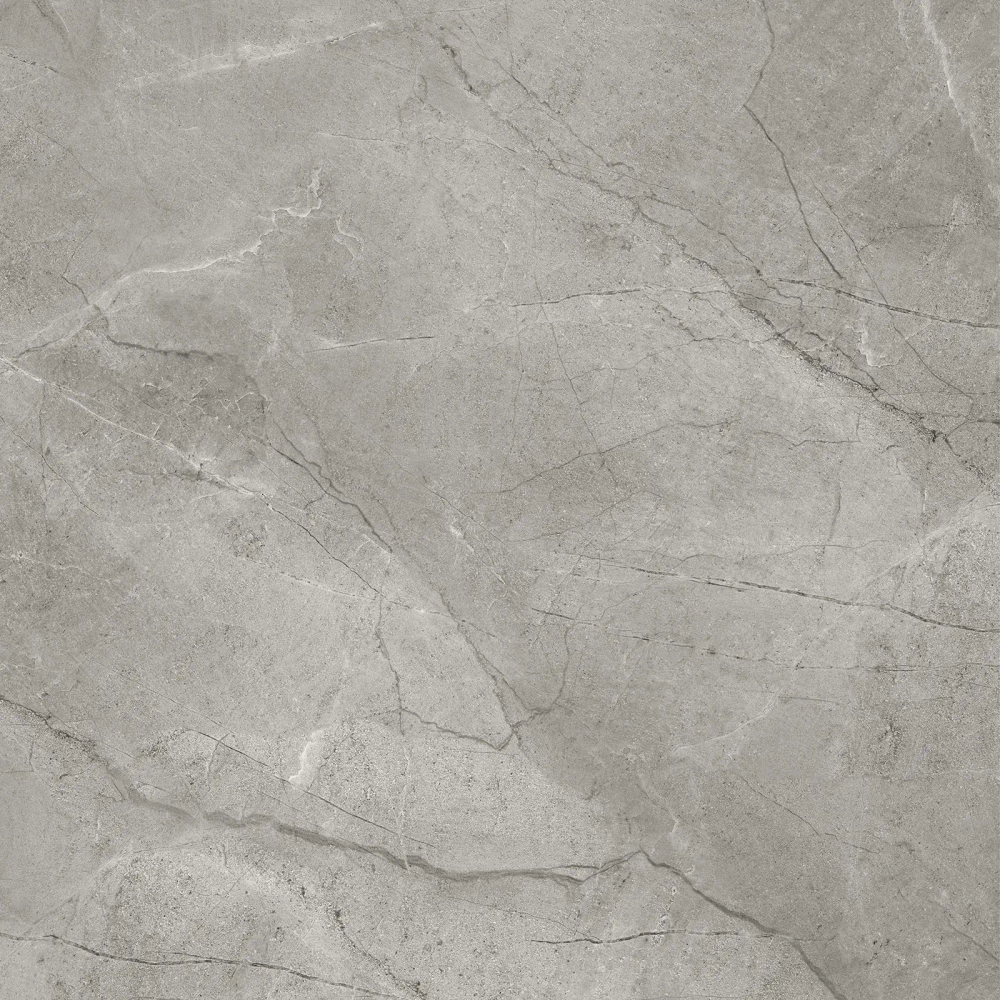 Керамогранит Alma Ceramica GFU6060RKL77R Rock Line 60x60 серый глазурованный матовый / карвинг / противоскользящий под камень