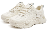 RENBEN Low top Chunky Sneakers Women"s Beige