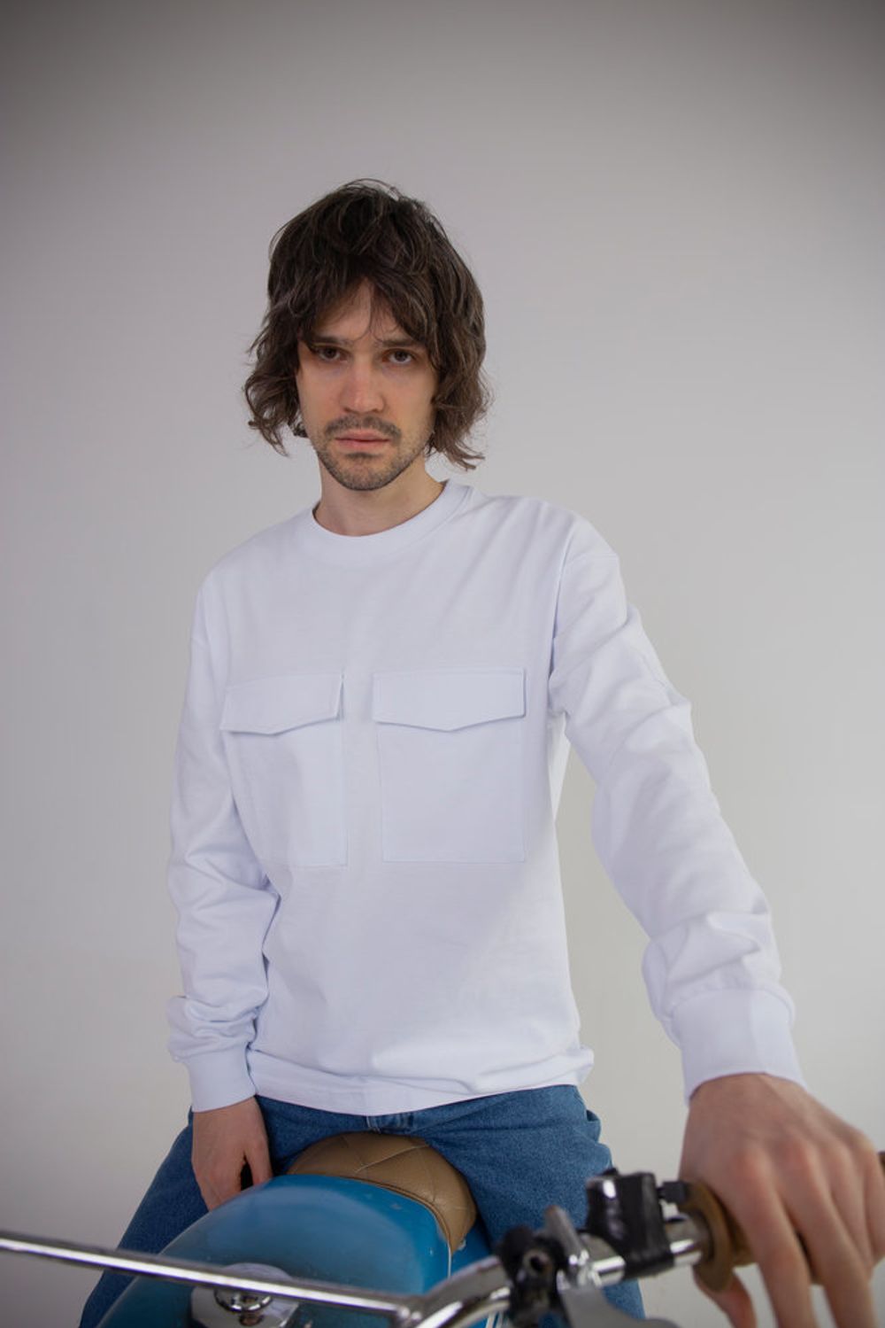 Лонгслив ARMY Белый