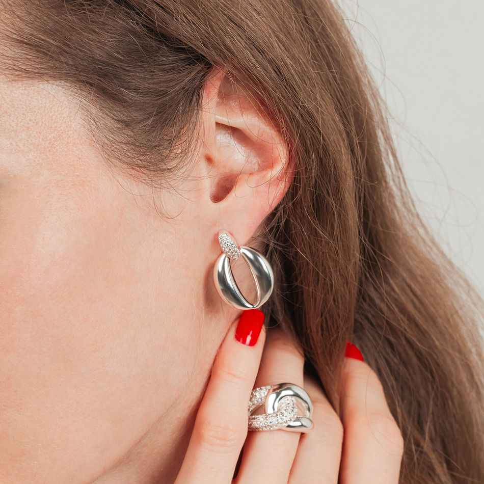 Серьги Fiore Luna ABE28324-02 S