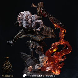Маликет Чёрный Клинок елден ринг Фигурка Maliketh, the Black Blade Elden Ring