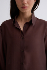 Рубашка Ветер из тенсела и хлопка