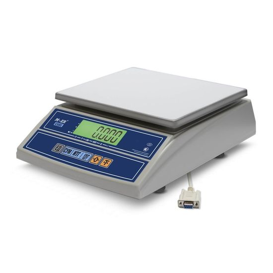 Весы настольные M-ER 326 AFL-6.1 "Cube" c RS-232 LCD