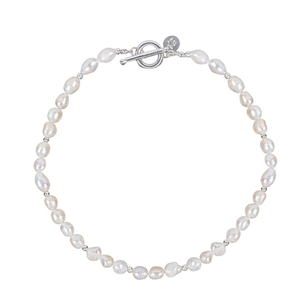 Колье Fiore Luna String of Pearls Сarabiner BL4507 S