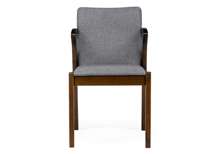Стул деревянный Woodville Artis cappuccino, grey, ножки коричневые