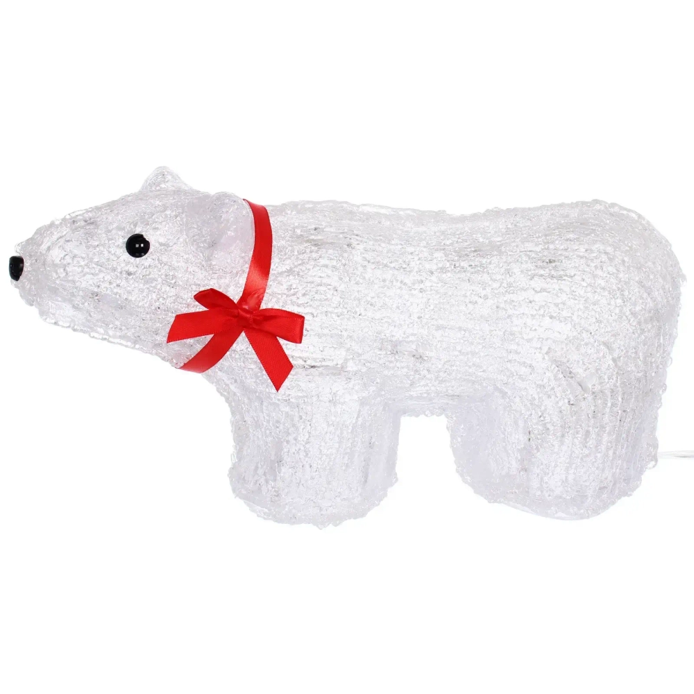 Фигура светодиодная «Мишутка» 33*14*16 см, 30 ламп LED, авторежим, 220V, Белый