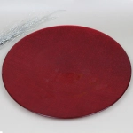 Тарелка 28см «Талисман» красная