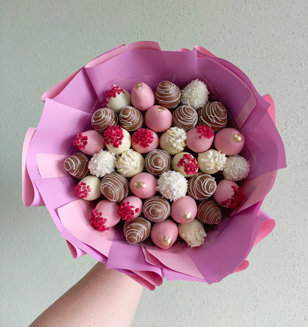 Букет из клубники в шоколаде