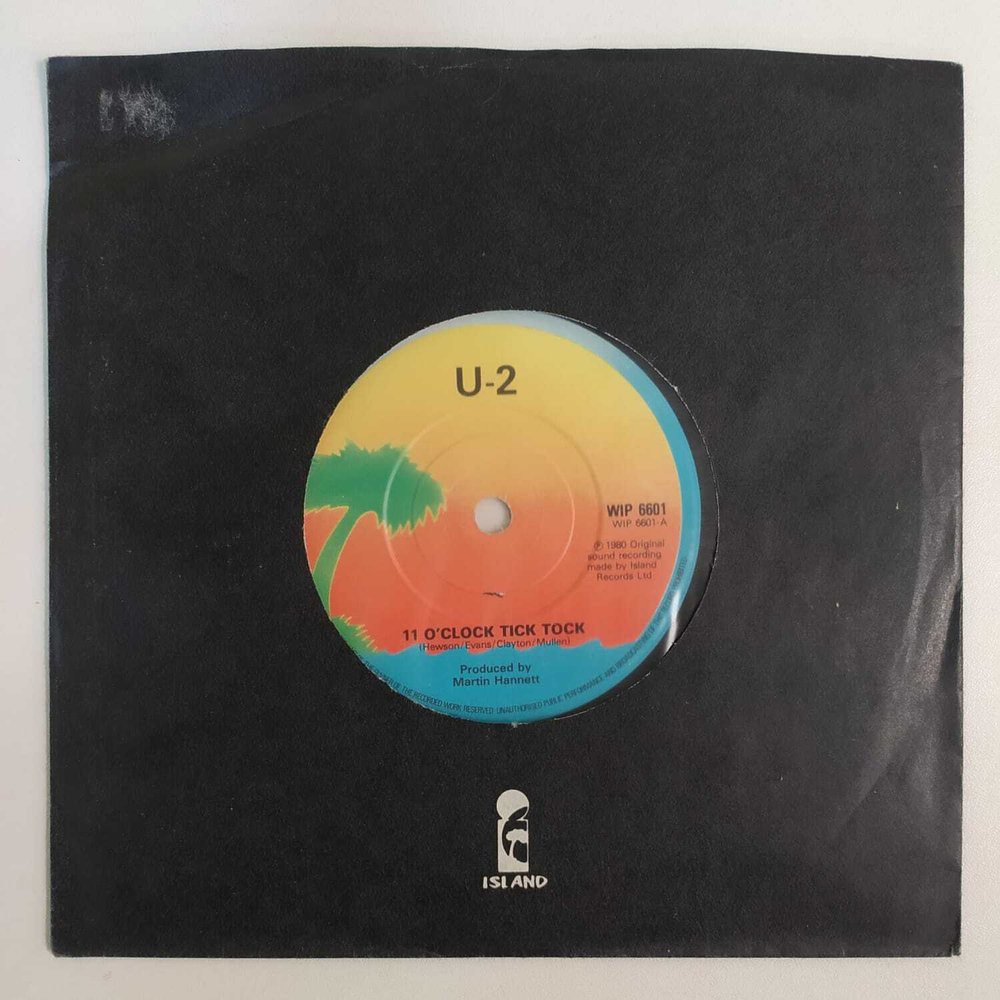 U2 - 11 O'Clock Tick Tock (Великобритания 1980г.) 7", 45 RPM, Single